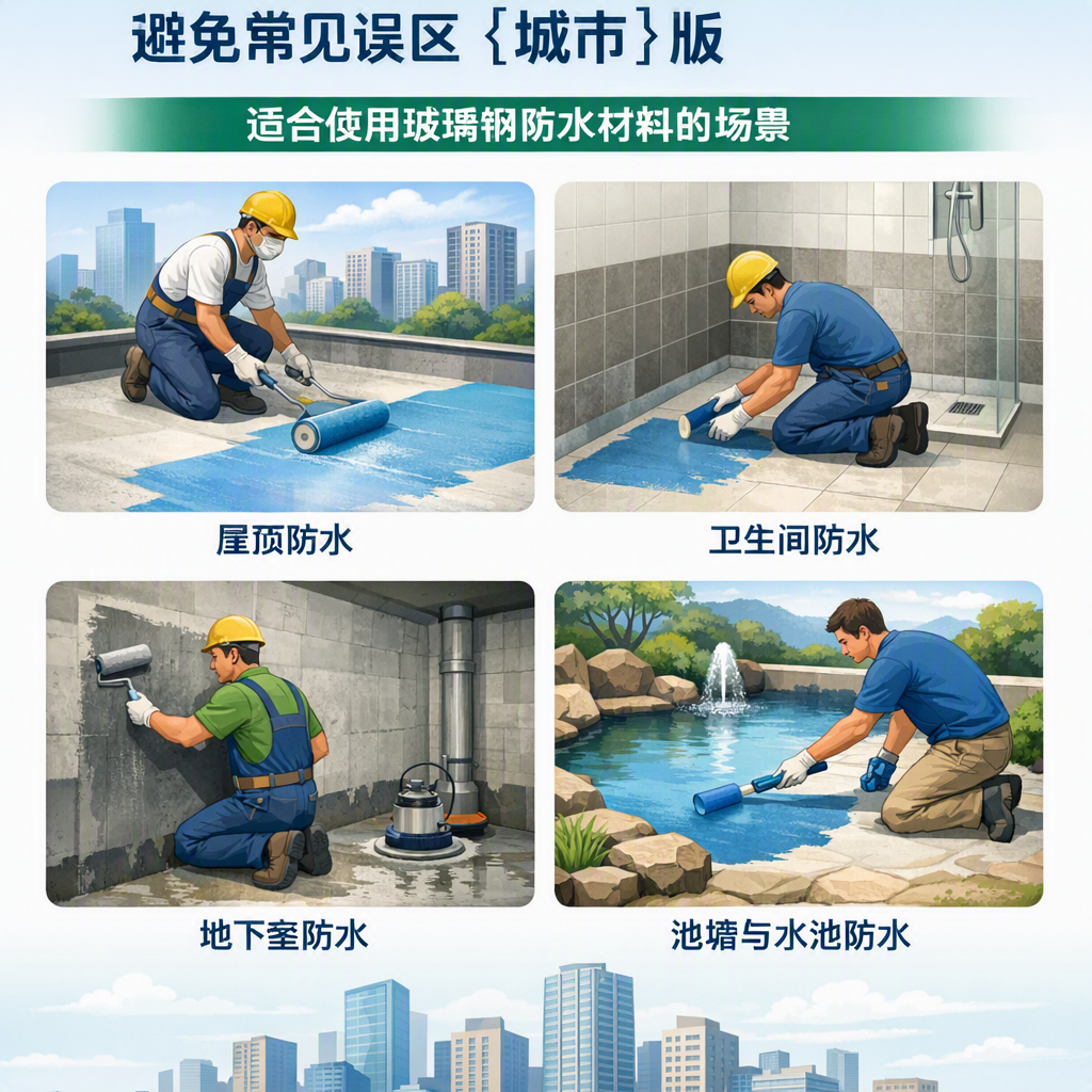 玻璃钢防水材料施工注意事项，避免常见误区 榆林 版