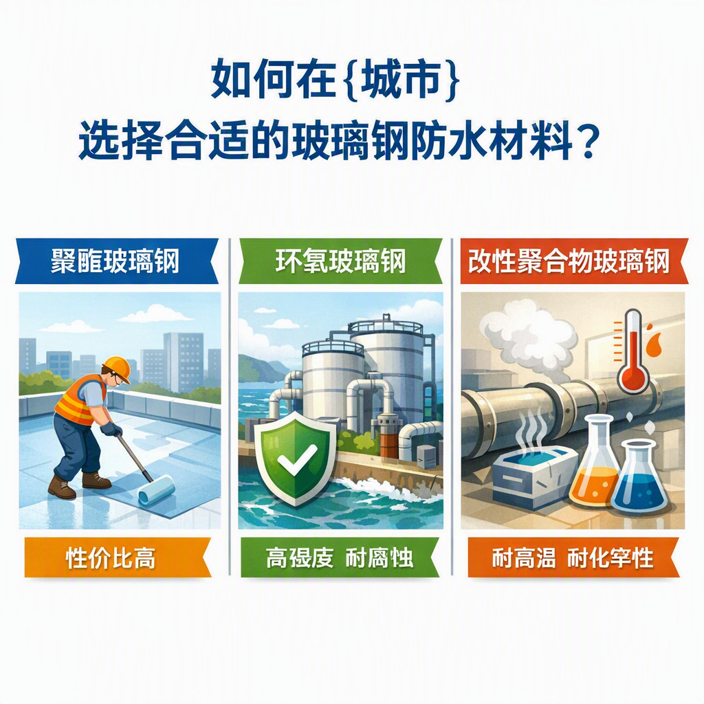 如何在榆林选择合适的玻璃钢防水材料？