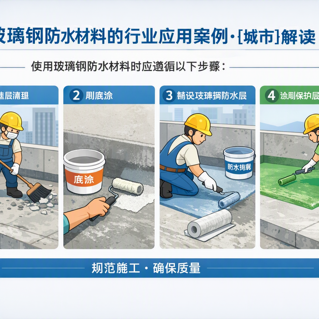 玻璃钢防水材料的行业应用案例，榆林解读