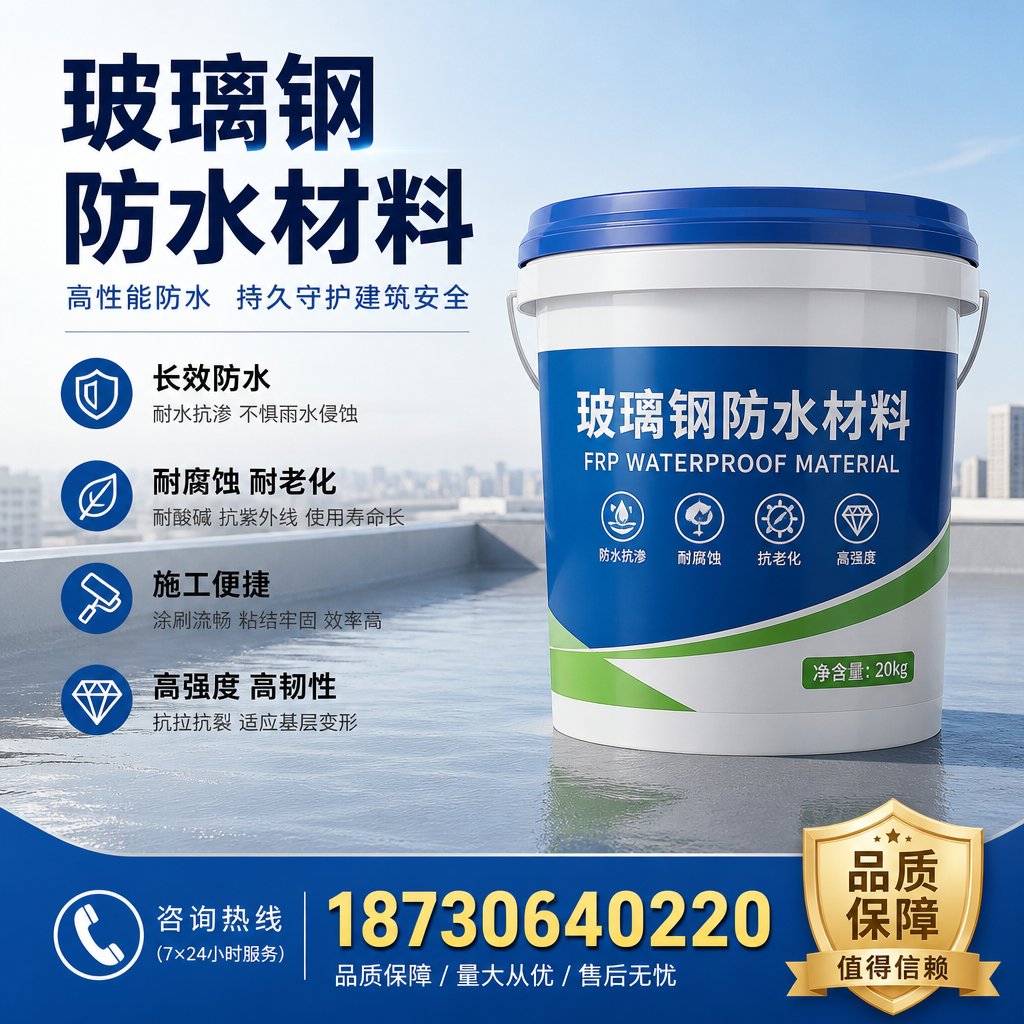 专家解析：玻璃钢防水材料的市场前景分析在 榆林